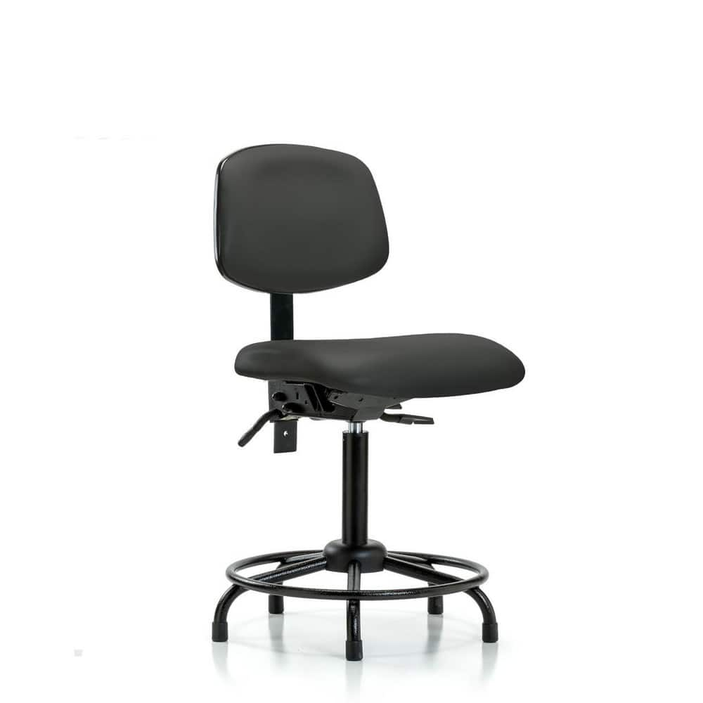 Task Chair: Vinyl, Charcoal