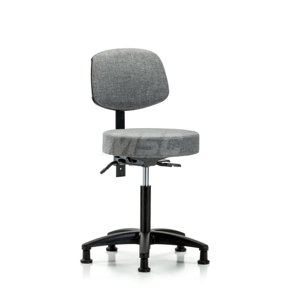 Adjustable Height Swivel Stool: Olefin, 24″ Seat Width, 24″ Seat Depth Round Height