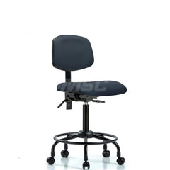 Task Chair: Vinyl, Imperial Blue