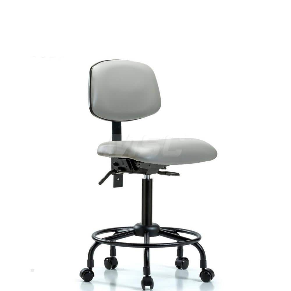 Task Chair: Vinyl, Dove