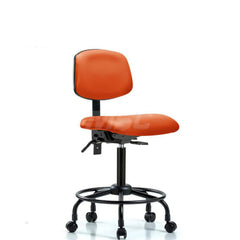 Task Chair: Vinyl, Orange Kist