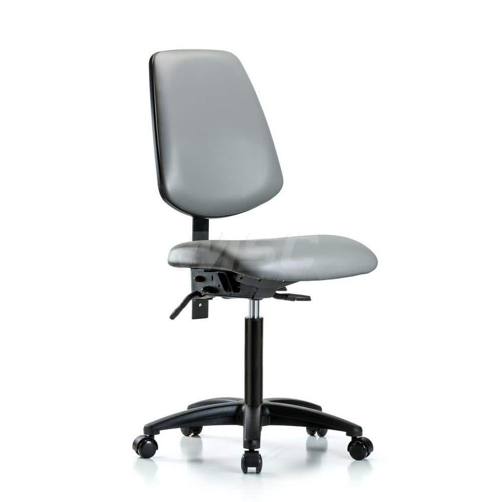 Task Chair: Vinyl, Sterling