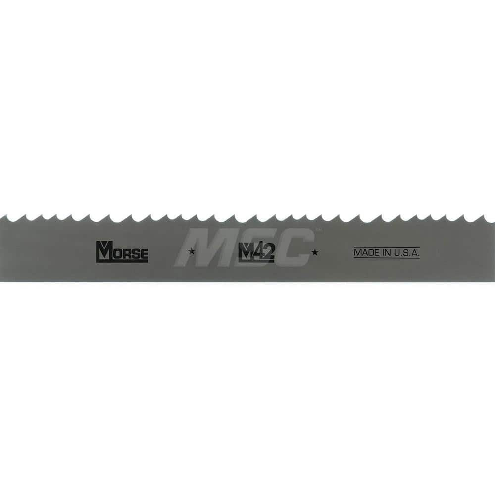 Welded Bandsaw Blade: 9' 1/4″ Long, 1″ Wide, 0.035″ Thick, 5 to 8 TPI Bi-Metal, Toothed Edge