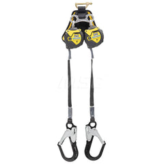 Lanyards & Lifelines; Load Capacity: 310; Lifeline Material: Kevlar; Type: Self-Retracting Lifeline; Capacity (Lb.): 310; End Connections: Aluminum Rebar Hook; Maximum Number Of Users: 1; Harness Connection: Carabiner; Length Ft.: 6.00; Number Of Legs: 2