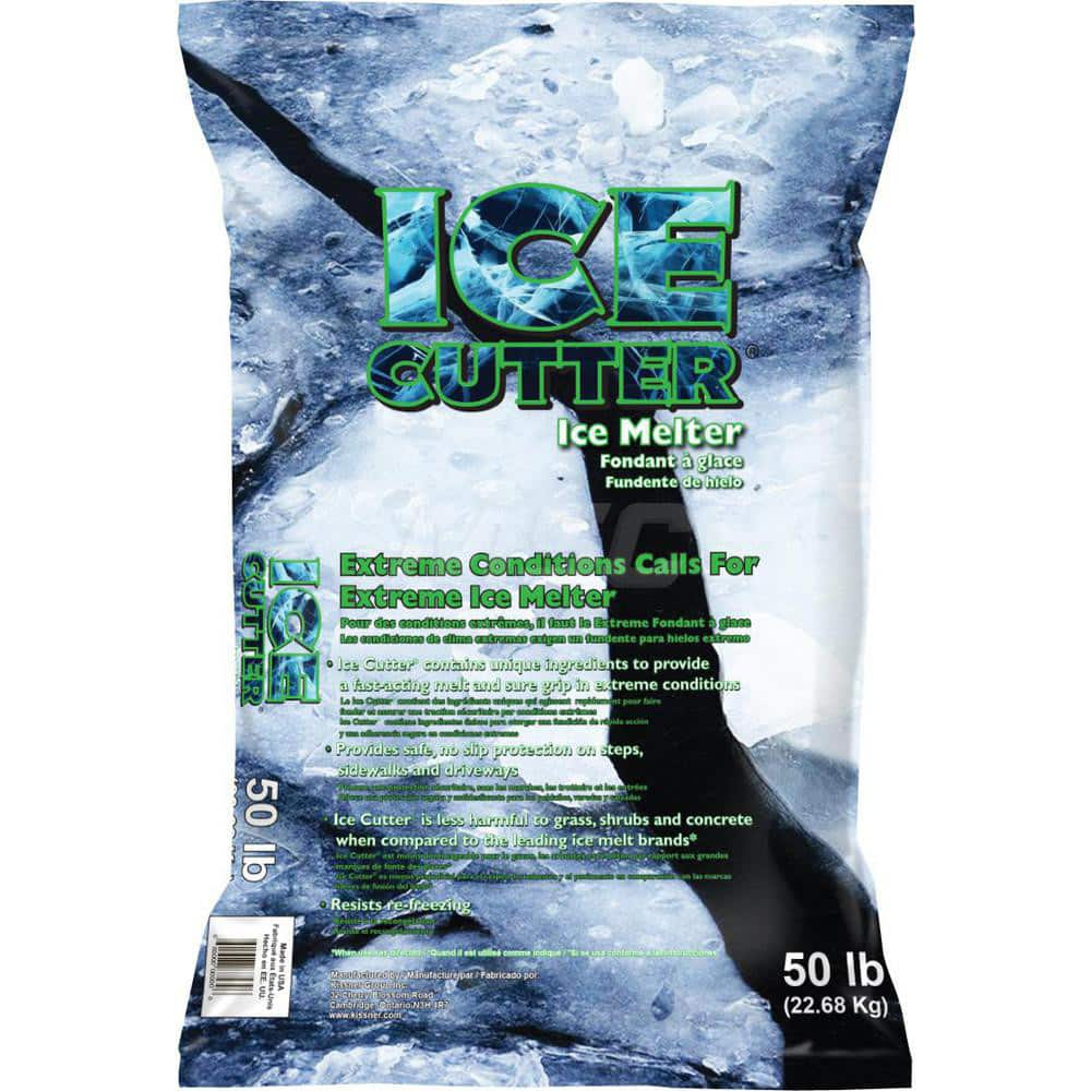 Ice & Snow Melter & De-Icer: Calcium Chloride Potassium Chloride & Magnesium Chloride Granular, 50 lb Bag -10 ° F