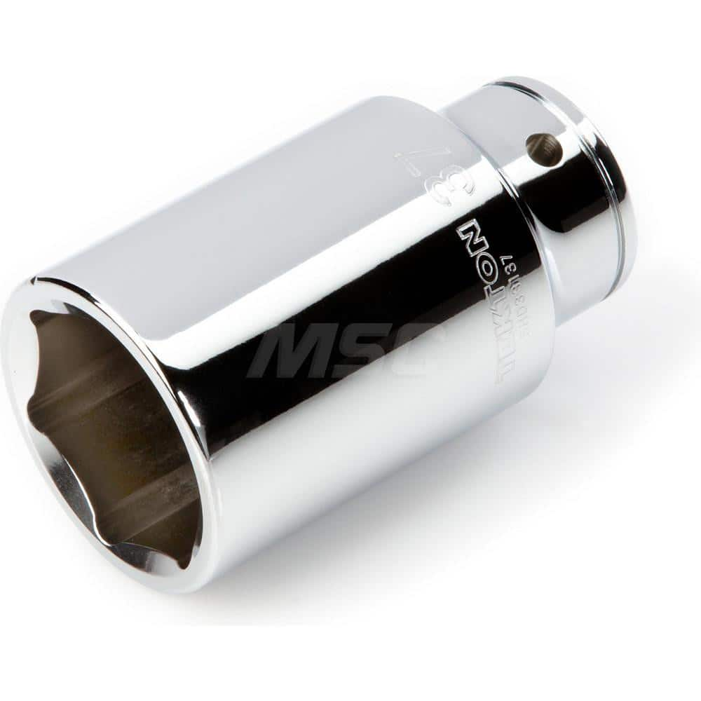 Hand Socket: 3/4″ Drive, 37 mm Socket, 6-Point Chrome-Plated & Polished