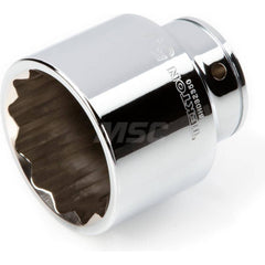 Hand Socket: 3/4″ Drive, 50 mm Socket, 12-Point Chrome-Plated & Polished