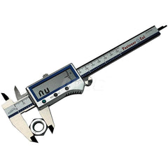 Electronic Caliper: 0 to 8″, 0.0005″ Resolution, IP54 0.0015″ Accuracy, Stainless Steel Jaws, SPC & USB Output