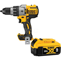 2PC 1/2″ 20V&20V 5AH CRDLS HAMMER DRILL&BATT Metal Ratcheting Chuck, 0-38,250 BPM, Reversible