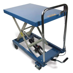 Lifting Tables; Type: Hydraulic Lift Cart; Lift Style: Scissor; Control Type: Foot; Style: Hydraulic; Load Capacity (Lb. - 3 Decimals): 660.000; Platform Length (Fractional Inch): 32; Minimum Height (Inch): 10-3/16; Platform Width (Fractional Inch): 20; M