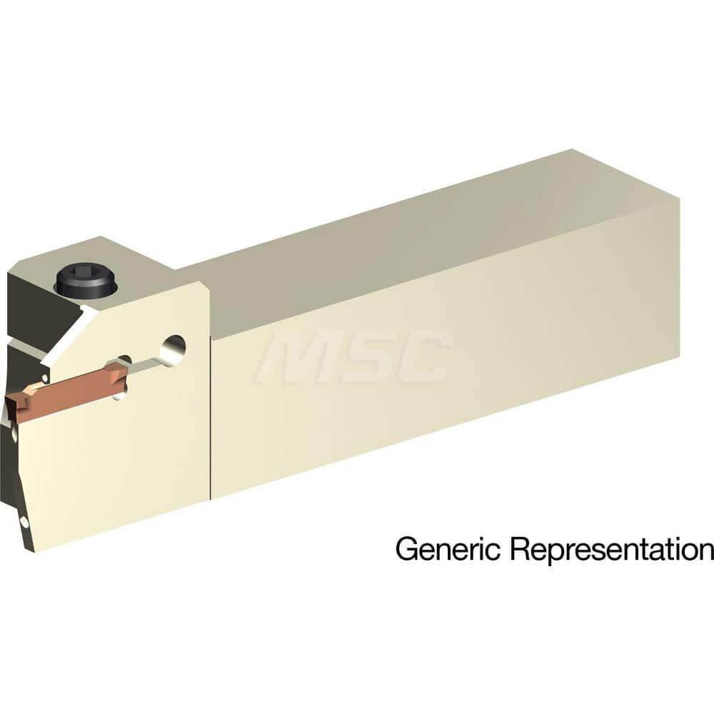 Indexable Cutoff Toolholder: 18 mm Max Depth of Cut, 36 mm Max Workpiece Dia, Right Hand 20 mm Shank Height, 20 mm Shank Width, Uses GCMN Inserts, Series GND