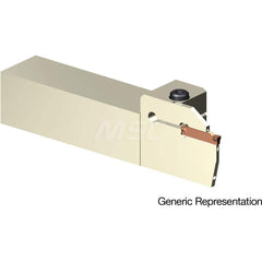 Indexable Cutoff Toolholder: 3/4″ Max Depth of Cut, 1-1/2″ Max Workpiece Dia, Left Hand 3/4″ Shank Height, 3/4″ Shank Width, Uses GCMN Inserts, Series GND