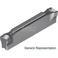 Grooving Insert: GCM5187GL AC8025P, Solid Carbide Absotech Finish, Neutral, 0.187″ Cutting Width, 0.906″ Max Depth, Series GND