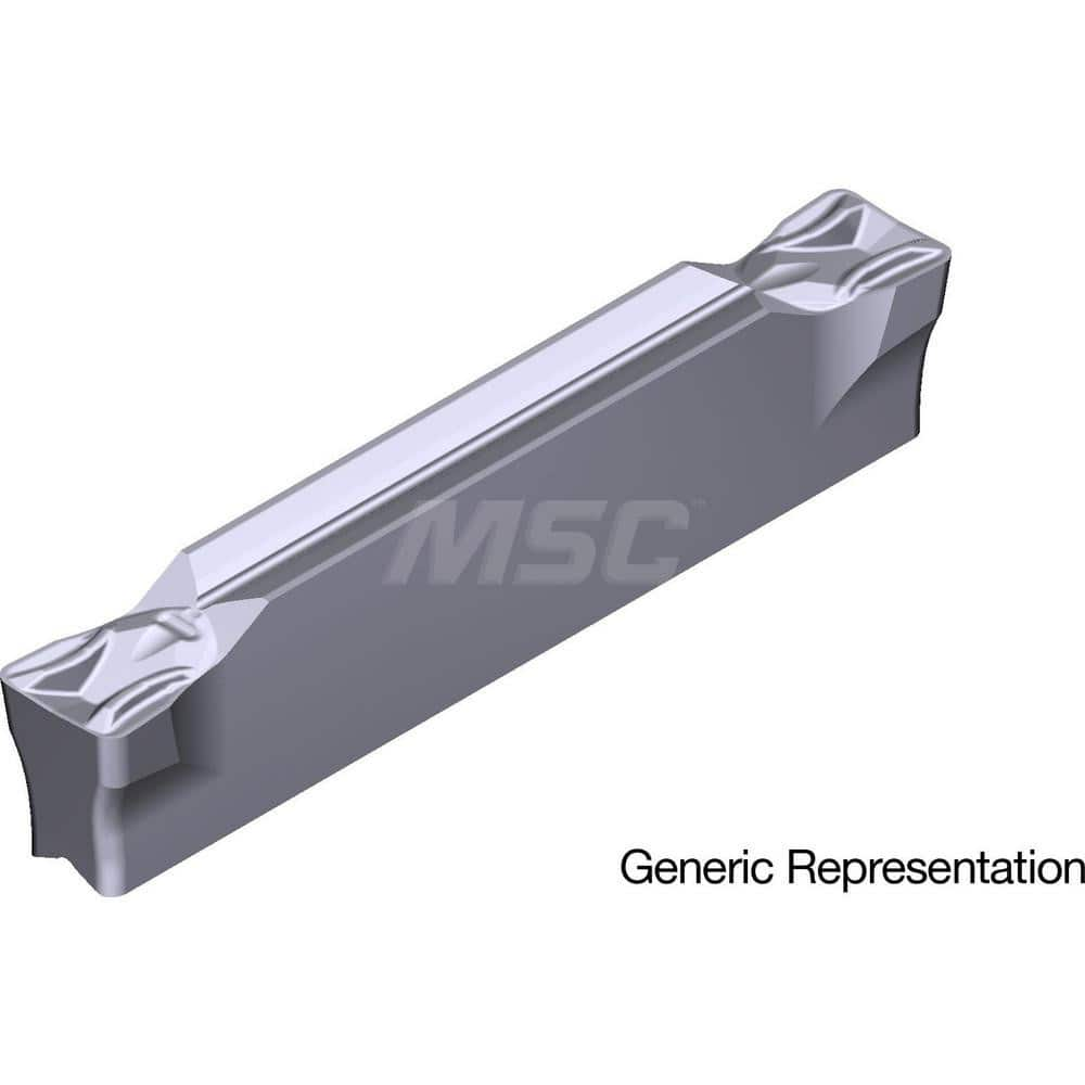 Grooving Insert: GCM5008MG AC5015S, Solid Carbide Absotech Finish, Neutral, 5 mm Cutting Width, 25 mm Max Depth, Series GND