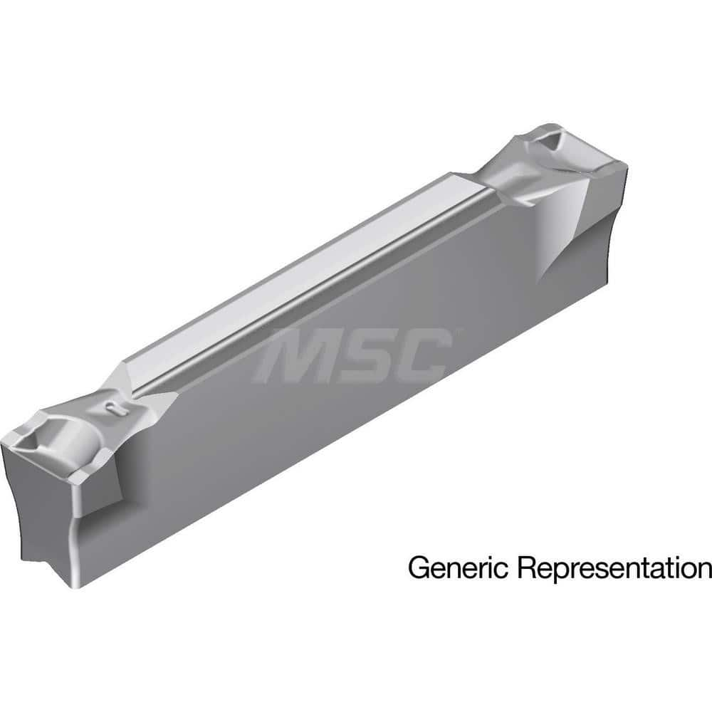 Grooving Insert: GCM5004GL AC8035P, Solid Carbide Absotech Finish, Neutral, 5 mm Cutting Width, 25 mm Max Depth, Series GND