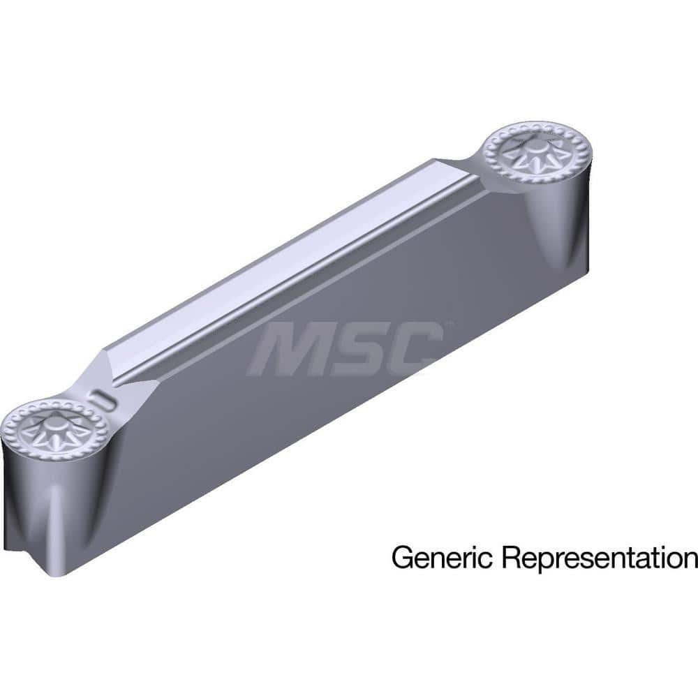 Grooving Insert: GCM5025RG AC5015S, Solid Carbide Absotech Finish, Neutral, 5 mm Cutting Width, 25 mm Max Depth, Series GND