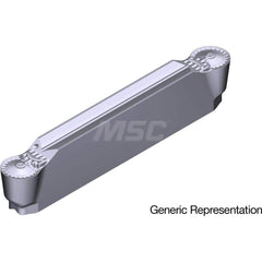 Grooving Insert: GCM5025RN AC5025S, Solid Carbide Absotech Finish, Neutral, 5 mm Cutting Width, 25 mm Max Depth, Series GND