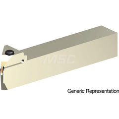 Indexable Cutoff Toolholder: 3.5 mm Max Depth of Cut, Right Hand 25 mm Shank Height, 25 mm Shank Width, Uses GCMN Inserts, Series GND