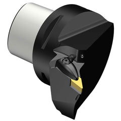 Modular Turning & Profiling Cutting Unit Head: Size C8, External, Left Hand Uses VNMG 160408 Inserts, Through Coolant