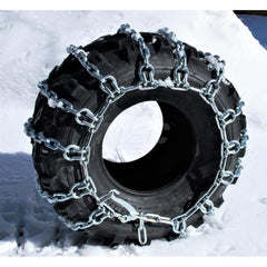 Tire Chains; For Use With: 26x11-12; 24x13-9; 26x12-14; 25x12-10; 26x10-12; 24x12.00-12; 25x11-10; 25x13.5-9; 26x12-12; 26x10-14; 26x11-14; 25x12-12; 26x9.5-12; 25x11-12; 26x11.00-14; 24x13-12; 25x12-9; 24x12-12; 25x13-9; 25x11-8; 24x12-10; 25x11-9; 26x10