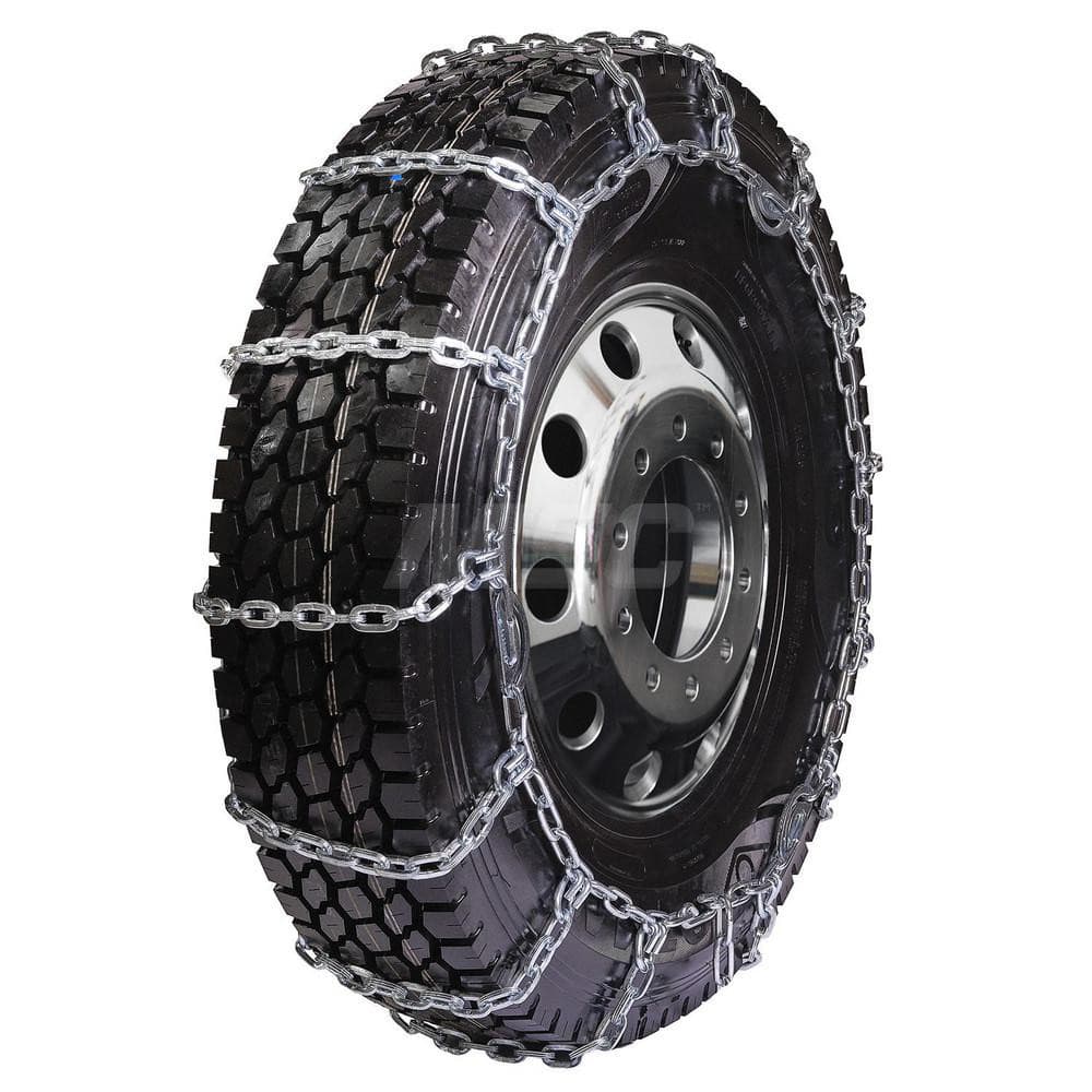 Tire Chains; For Use With: 275/85R22.5; 315/75R22.5; 11R24.5; 295/80R22.5; 11R20; 11.5R20; 10R22; 12/80R20; 12R22; 305/80R22.5; 285/75R24.5; 285/80R24.5; Axle Type: Single Axle