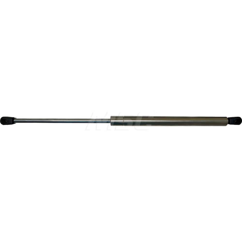 Hydraulic Dampers & Gas Springs; Fitting Type: None; Material: Stainless Steel; Extended Length: 14.50; Load Capacity: 100 lbs; Rod Diameter (Decimal Inch): 0.236; Tube Diameter: 0.590; End Fitting Connection: Plastic Ball Socket; Compressed Length: 9.5;