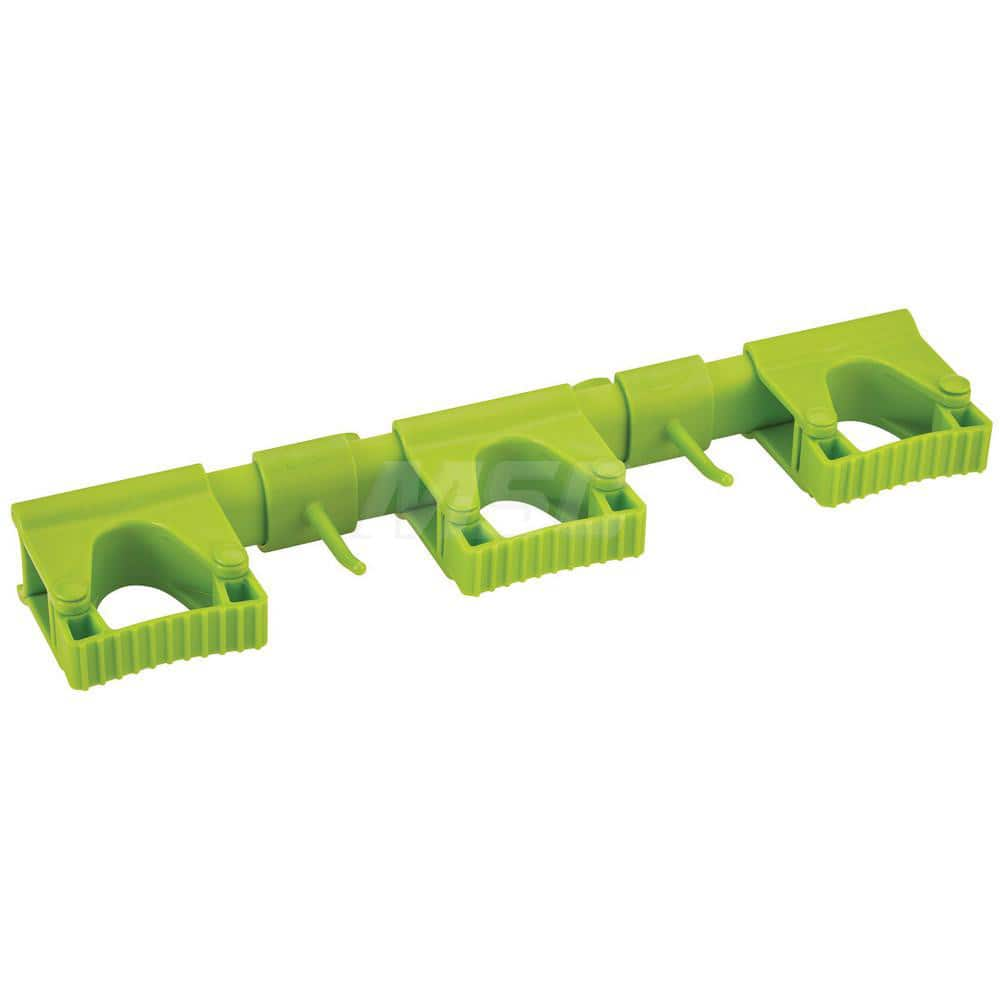 Mop & Broom Wall Hooks; Type: Wall Bracket; Number Of Holders: 5.000; Maximum Load Capacity: 6.61; Material: Polypropylene; TPE Rubber; Polyamide; Color: Lime; Width (Inch): 3.43