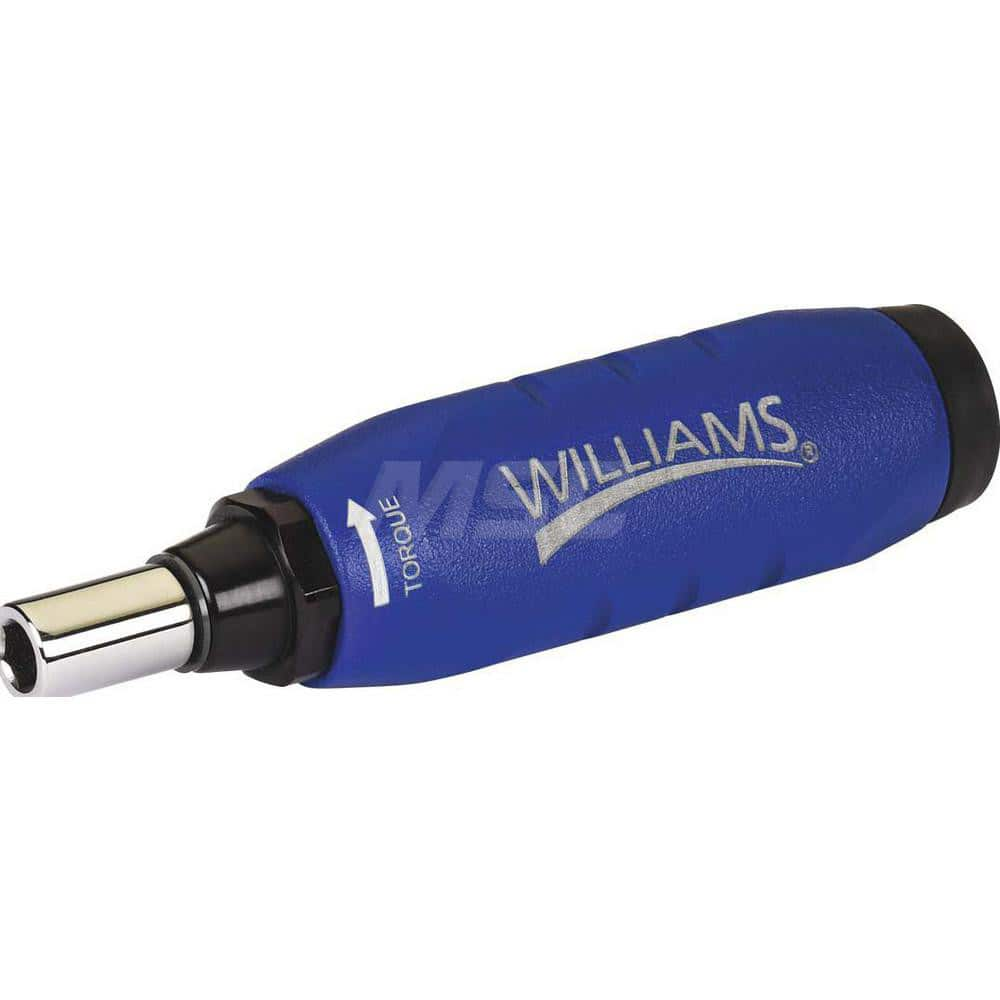 Torque Screwdriver: 0.37 to 2 in/lb Torque 4.5″ OAL, 1/4″ Drive