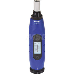 Torque Screwdriver: 1.25 to 6.25 in/lb Torque 5.5″ OAL, 1/4″ Drive