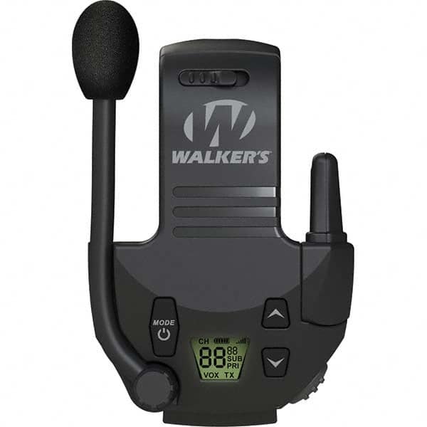 Walkers - Hearing Protection/Communication Type: Earmuff Walkie Talkie Attachment Cup Color: Black - A1 Tooling