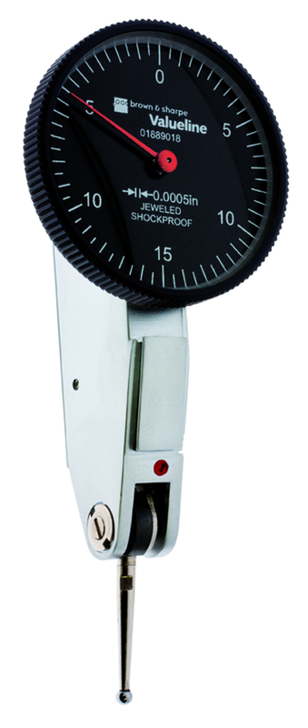 1.26" Face Diameter .0005" Graduation Black Face Dial Test Indicator Model No. 01889018 - A1 Tooling