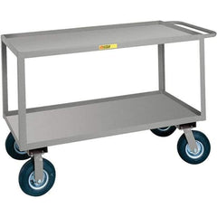 Little Giant - 1,200 Lb Capacity, 24" Wide x 36" Long x 38" High Cart - Steel, Pneumatic Casters - A1 Tooling