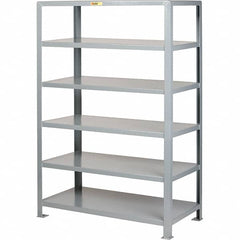 Little Giant - 6 Shelf Steel Shelving - 24" Wide x 72" High x 48" Deep, Gray - A1 Tooling