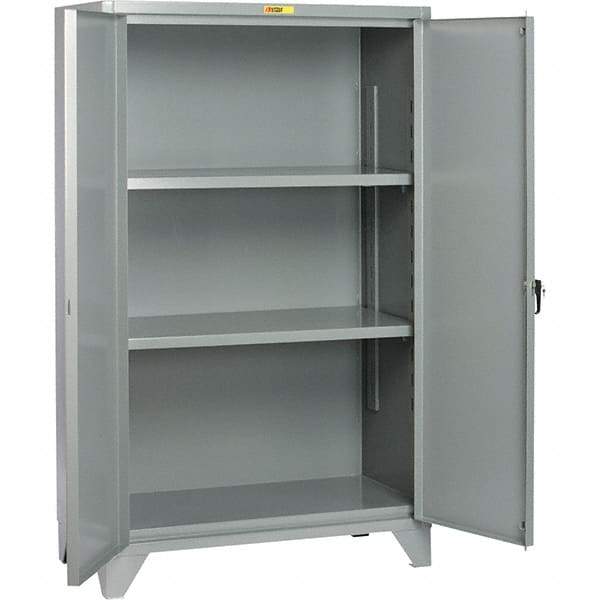 Little Giant - 2 Shelf Storage Cabinet - Steel, 48" Wide x 32" Deep x 78" High - A1 Tooling