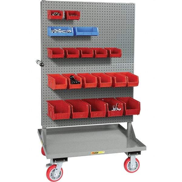 Little Giant - 30" Wide x 36" Long x 64" High Cart - Steel, Polyurethane Casters - A1 Tooling