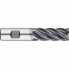 Guhring - 1/4" Diam 5 Flute Solid Carbide 0.03" Corner Radius End Mill - A1 Tooling