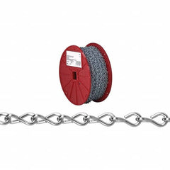 Campbell - Weldless Chain; Type: Single Jack Chain ; Load Capacity (Lb.): 29 ; Trade Size: #12 ; Chain Diameter (Decimal Inch): 0.1250 ; Finish/Coating: Zinc Plated ; PSC Code: 4010 - Exact Industrial Supply