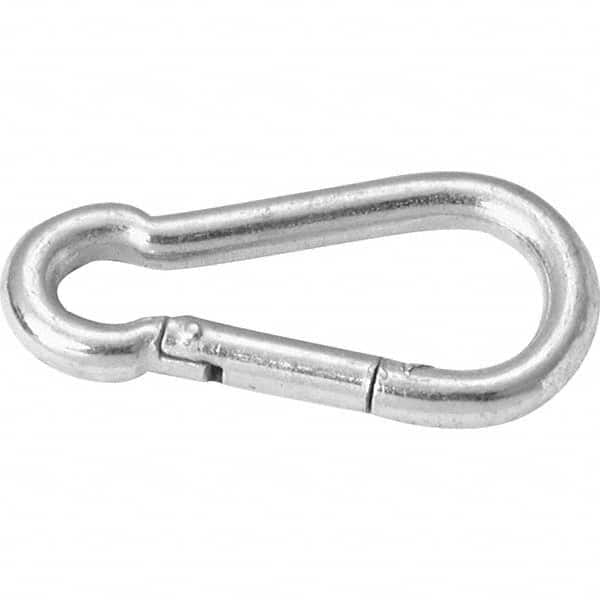 Campbell - Snaps; Type: Spring Snap Link ; Overall Length (Inch): 4.0100 ; Size (Inch): 5/8 ; Snap Opening (Inch): 0.5500 ; Material: Steel ; Finish/Coating: Zinc Plated - Exact Industrial Supply