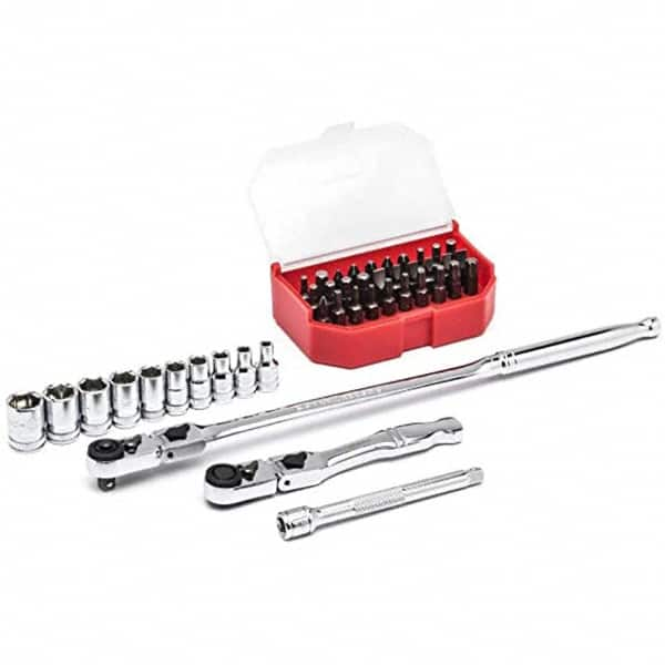 GearWrench - Screwdriver Bit Sets Type: Bit & Socket Set Drive Size: 1/4 (Inch) - A1 Tooling