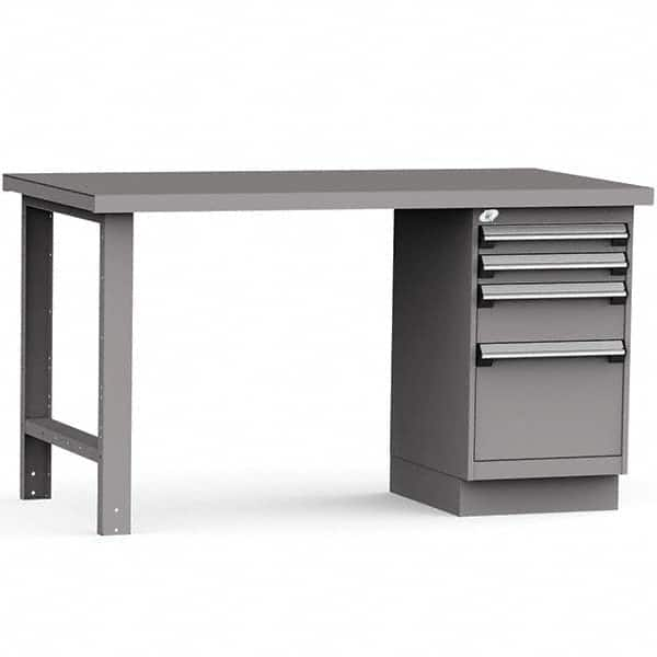 Rousseau Metal - Stationary Work Benches, Tables Type: Work Bench Top Material: Painted Steel - A1 Tooling