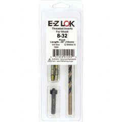 E-Z LOK - Thread Repair Kits Insert Thread Size (Inch): #8-32 Includes Drill: Yes - A1 Tooling