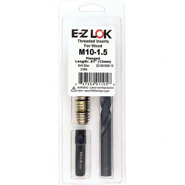 E-Z LOK - Thread Repair Kits Insert Thread Size (mm): M10x1.50 Includes Drill: Yes - A1 Tooling