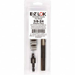 E-Z LOK - Thread Repair Kits Insert Thread Size (Inch): 3/8-24 Includes Drill: Yes - A1 Tooling