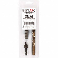 E-Z LOK - Thread Repair Kits Insert Thread Size (mm): M5x0.80 Includes Drill: Yes - A1 Tooling