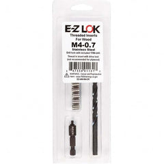 E-Z LOK - Thread Repair Kits Insert Thread Size (mm): M4x0.70 Includes Drill: Yes - A1 Tooling