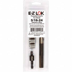 E-Z LOK - Thread Repair Kits Insert Thread Size (Inch): 5/16-24 Includes Drill: Yes - A1 Tooling