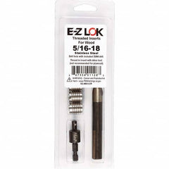 E-Z LOK - Thread Repair Kits Insert Thread Size (Inch): 5/16-18 Includes Drill: Yes - A1 Tooling