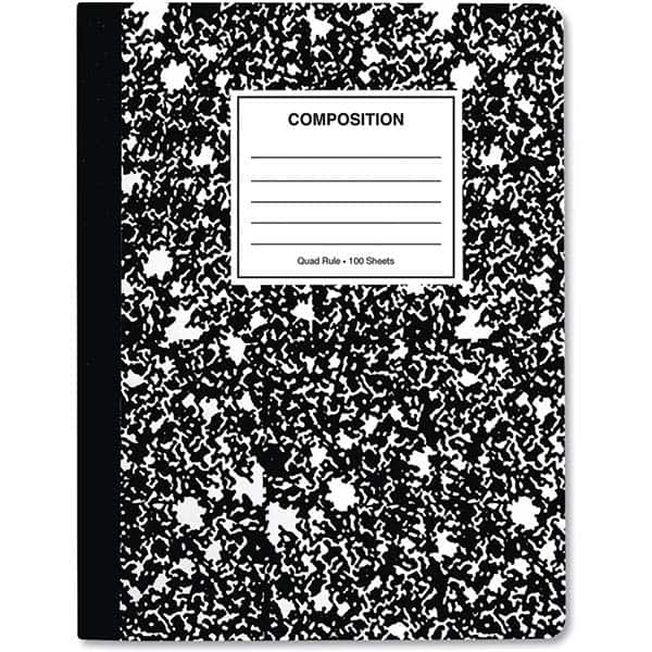 UNIVERSAL - Note Pads, Writing Pads & Notebooks Writing Pads & Notebook Type: Composition Book Size: 9-3/4 x 7-1/2 - A1 Tooling