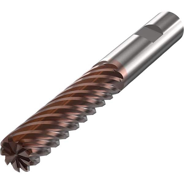 Seco - 20mm Diam 9 Flute Solid Carbide 1mm Corner Radius End Mill - A1 Tooling