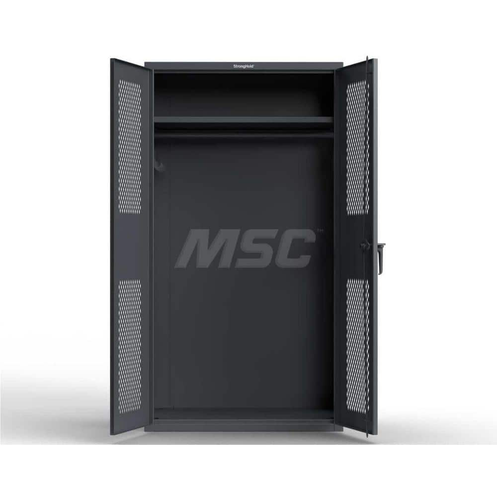 Locker: 42″ Wide, 24″ Deep, 78″ High Graphite Gray, 14-Gauge Steel